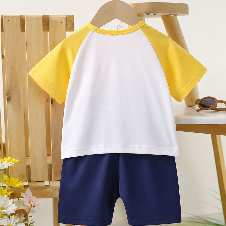 Mini Fashion™ - Leeuw opdruk - Jongens Zomerset