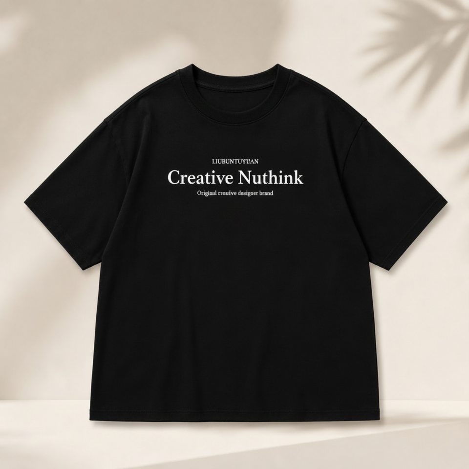 MiniStyle – Kwaliteit & Stijlvol – 'Creative Nuthink' T‑shirt