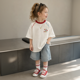 LittleVibe – Speelpret & Creatief – Oversized T-shirt met Kleurige Illustratie