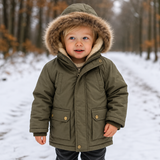 CozyTrend – Elegant & Warm – Parka Winterjas met Bontkraag