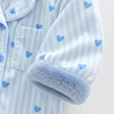 TinyLove – Zacht & Warm – Baby Jumpsuit met Hartjesprint en Pluche Details