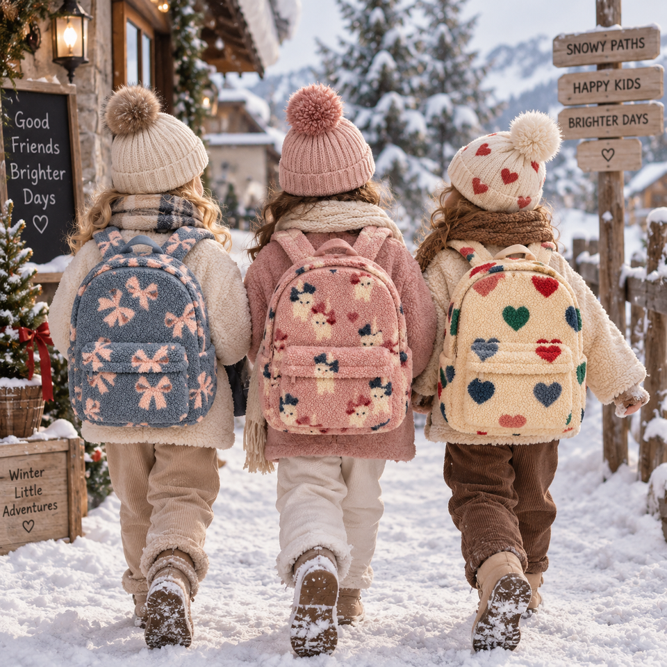 FluffyGo – Lief & Trendy – Teddy Rugzak