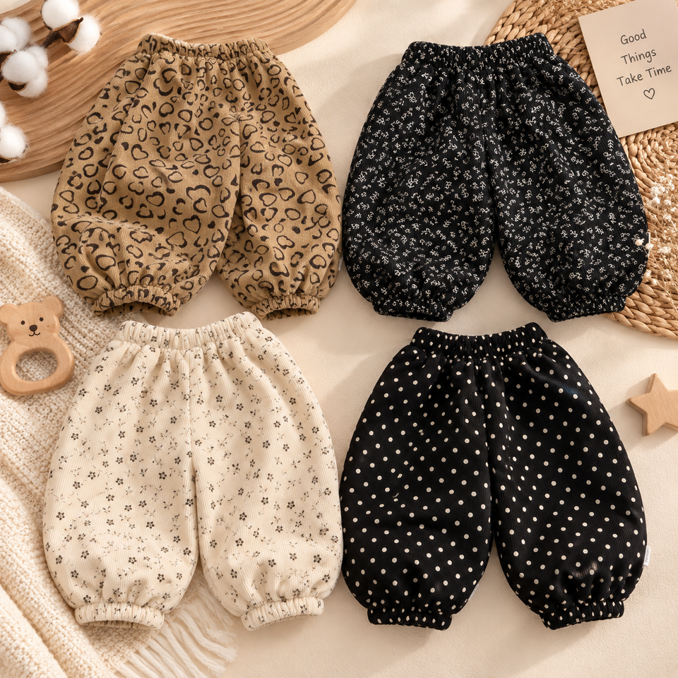 MiniTrousers – Warm & Zacht – Kinder Corduroy Broek met Fleecevoering