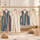TinyStyle – Speels & Comfortabel – Kinder Tuinbroek met Print