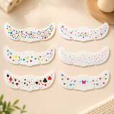 PartyFreckles – Kleurrijk & Feestelijk – Tijdelijke Gezichtsstickers (set van 6)
