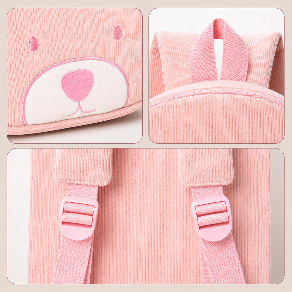 MyLittleBag – Persoonlijk & Schattig – Gepersonaliseerde Kinder Rugzak met Naam en Dierenprint