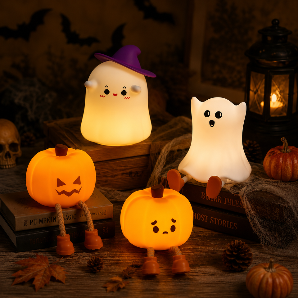 SpookyLamp – Schattig & Sfeervol – Halloween Nachtlampje