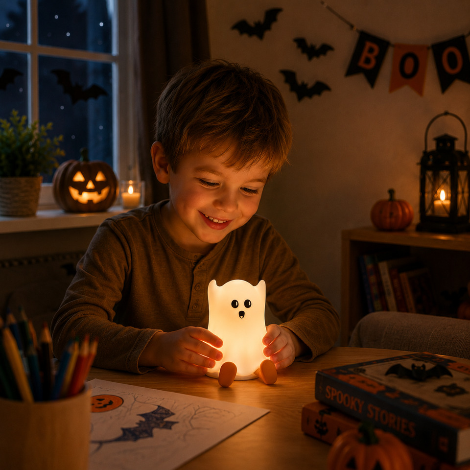 SpookyLamp – Schattig & Sfeervol – Halloween Nachtlampje