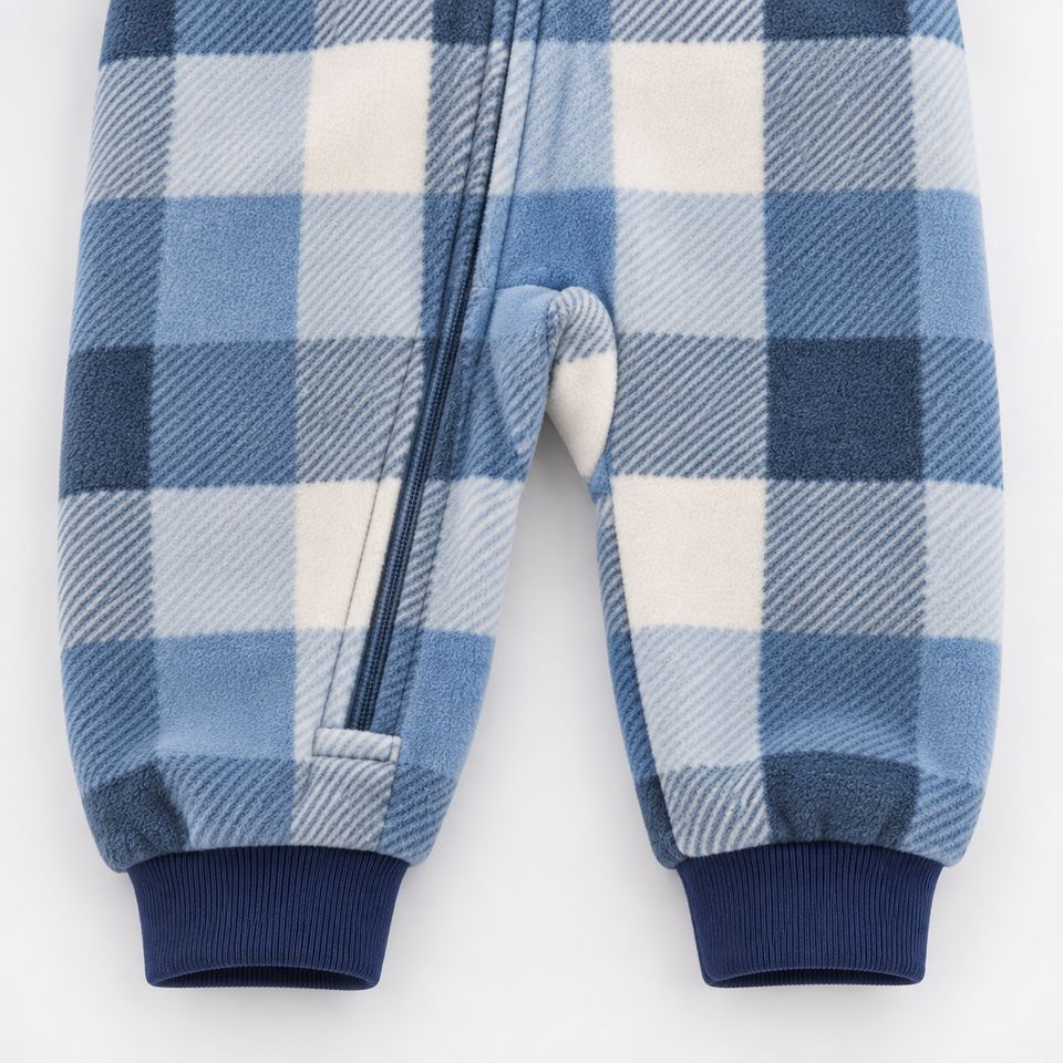 WarmBuddy – Schattig & Zacht – Baby Jumpsuit van Fleece met Cartoonprint