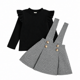 Mini Fashion™ - Schattig en Stijlvol - Tweedelige jurken set