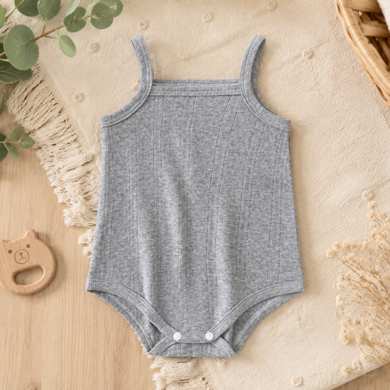 Summer Bodysuit – Luchtig & Comfort – Gebreide Baby Romper