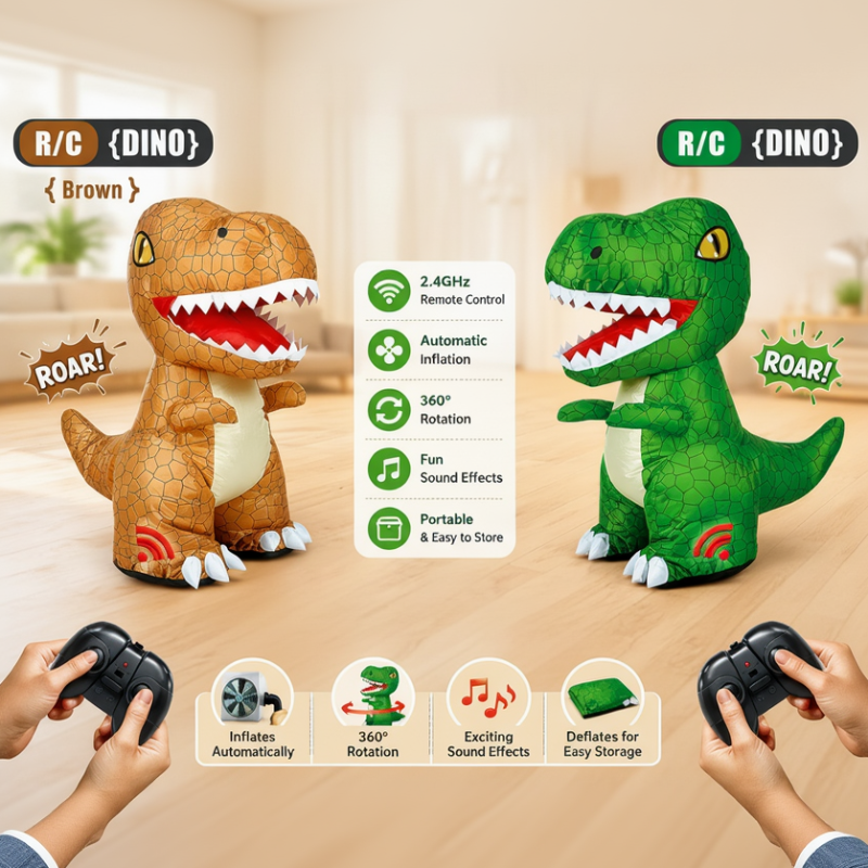 Inflatable Tyrannosaurus Rex – Actief & Educatief – Opblaasbare RC Dino