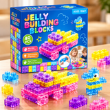 JellyBuild – Zacht & Creatief – Flexibele Jelly Bouwblokken