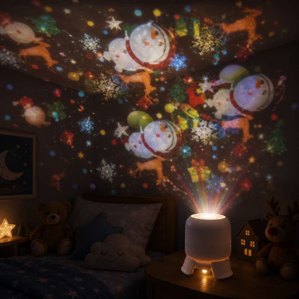 SeaDream – Speels & Leerzaam – 360° Roterend LED Nachtlampje