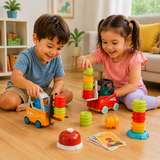 LittleBuilders – Interactief & Veilig – Vorkheftruck Speelset