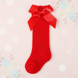 LittleCharm – Zacht & Stijlvol – Meisjes Kniekousen met Strik