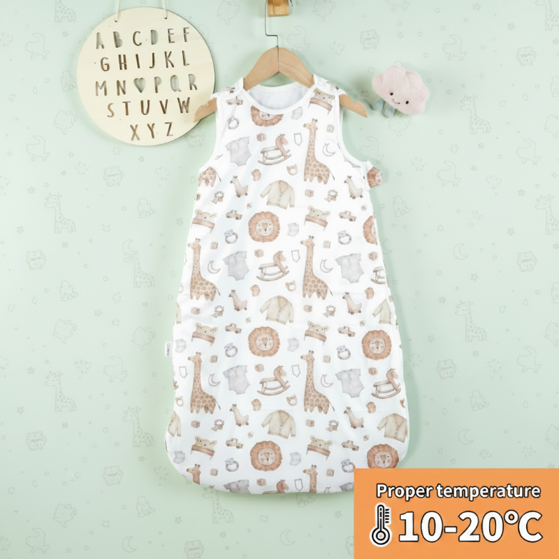 LittleDreams – Zacht & Ademend – Baby Slaapzak zonder mouwen