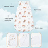 LittleDreams – Zacht & Ademend – Baby Slaapzak zonder mouwen