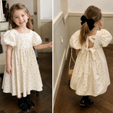 LittleTwinkle – Zacht & Comfortabel – Kinderjurk Met Dubbele Strikken