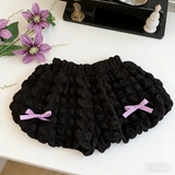 LovelyBloom – Zacht & Schattig – Kinderbroekje met ruches en strik