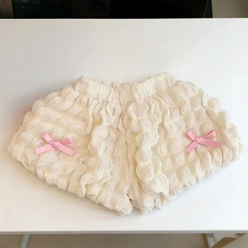 LovelyBloom – Zacht & Schattig – Kinderbroekje met ruches en strik