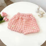 LovelyBloom – Zacht & Schattig – Kinderbroekje met ruches en strik