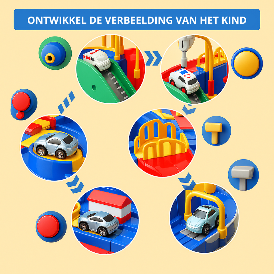 Car Adventure™ - Train de hersenen - Auto in de stad