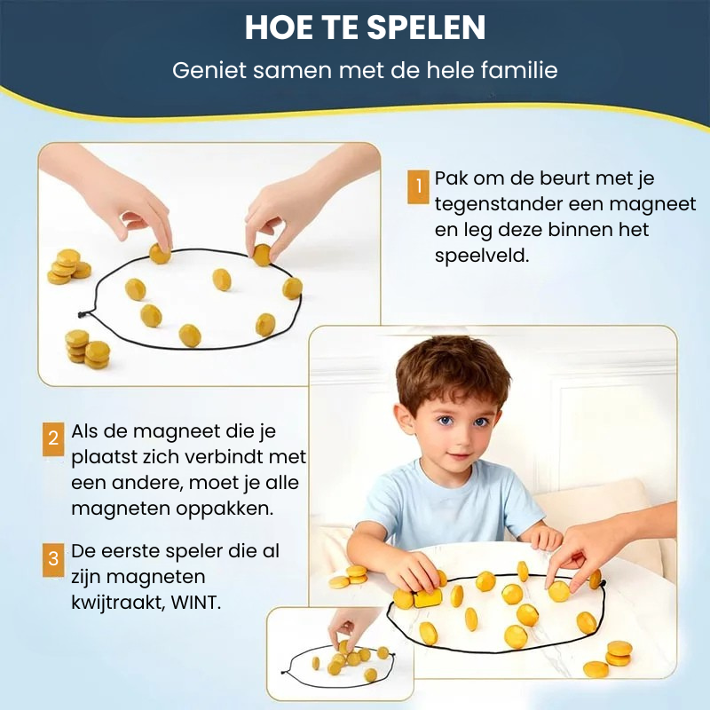 MagPlay – Strategisch & Leuk – Magnetisch Stenen Gezelschapspel