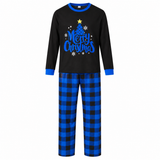 CozyChristmas – Feestelijk & Comfortabel – Familie Kerstpyjama met Blauwe Ruitjesbroek