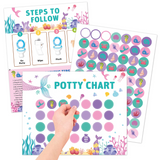 PottyChart – Speels & Motiverend – Potty Training Stickerkaart