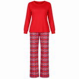 HolidayMatch – Warm & Comfortabel – Familie Kerstpyjama met Ruitjesprint