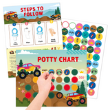 PottyChart – Speels & Motiverend – Potty Training Stickerkaart