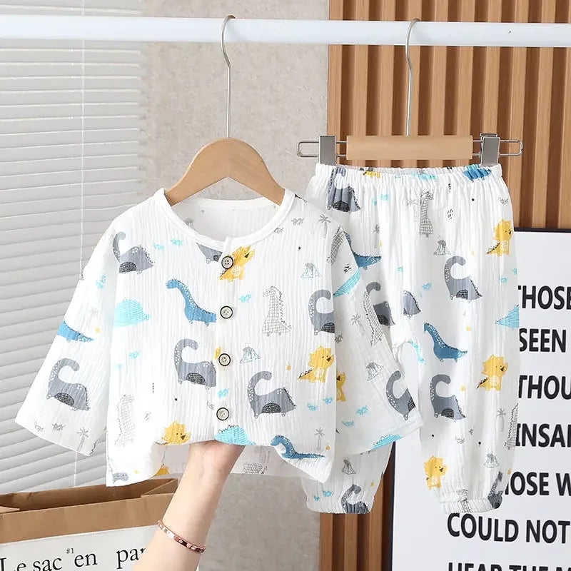 Mini Fashion™ - Luchtig Materiaal - Linnen Kleding Set