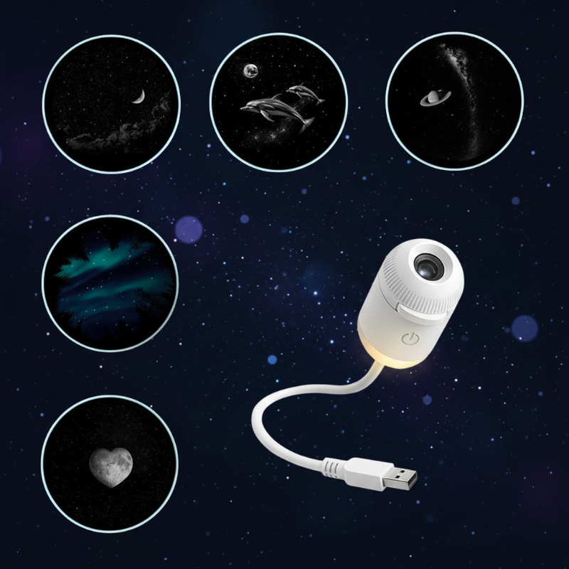 NightSky – Dimbaar & Magisch in de Slaapkamer – LED Galaxy Lamp