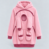 MamaHug – Warm & Praktisch – 2-in-1 Draaghoodie voor Mama en Baby