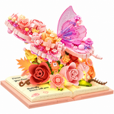 BloomBook – Romantisch & Creatief – 3D Bloemenboek met Rozen en Vlinders