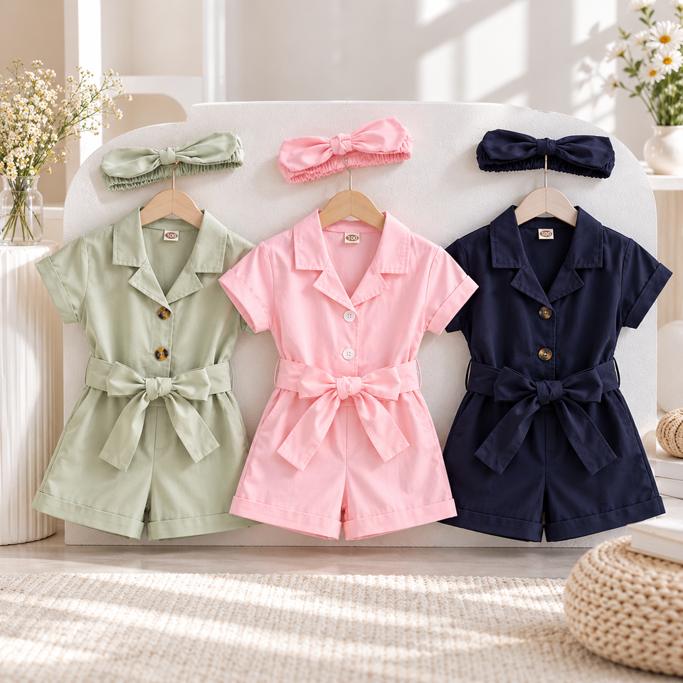LittleLady – Elegant & Trends – Jumpsuit met Strik Tailleband