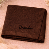 Personalized Baby Blanket – Zacht & Uniek – Katoenen Gepersonaliseerd Geborduurde Deken
