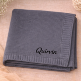 Personalized Baby Blanket – Zacht & Uniek – Katoenen Gepersonaliseerd Geborduurde Deken