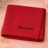 Personalized Baby Blanket – Zacht & Uniek – Katoenen Gepersonaliseerd Geborduurde Deken