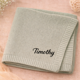 Personalized Baby Blanket – Zacht & Uniek – Katoenen Gepersonaliseerd Geborduurde Deken