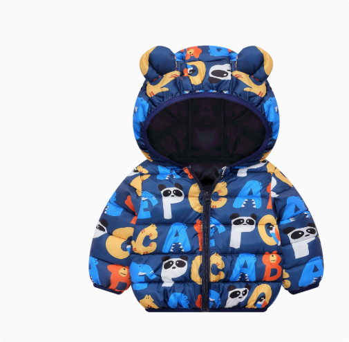 Mini Fashion™ - Polyester winterjas met Capuchon