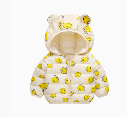 Mini Fashion™ - Polyester winterjas met Capuchon
