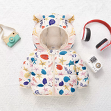 Mini Fashion™ - Polyester winterjas met Capuchon