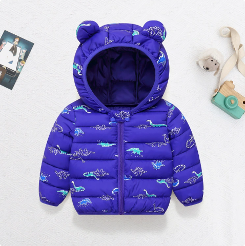 Mini Fashion™ - Polyester winterjas met Capuchon