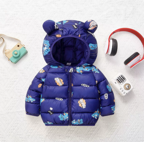 Mini Fashion™ - Polyester winterjas met Capuchon