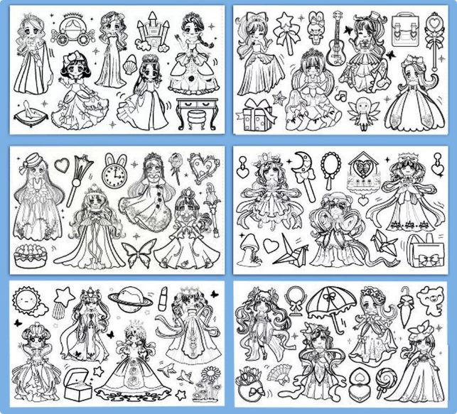 ColoringPaper™ - Laat de creativiteit in je kleine los! - XXL Kleurplaat