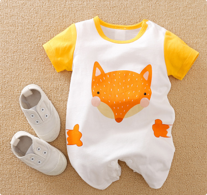 Mini Fashion™ - Comfort Voor Elke Nacht - Pyjama Bodysuit korte mouwen