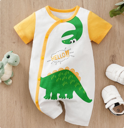 Mini Fashion™ - Comfort Voor Elke Nacht - Pyjama Bodysuit korte mouwen