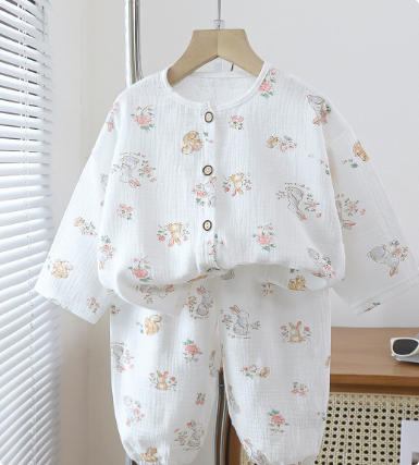 Mini Fashion™ - Luchtig Materiaal - Linnen Kleding Set